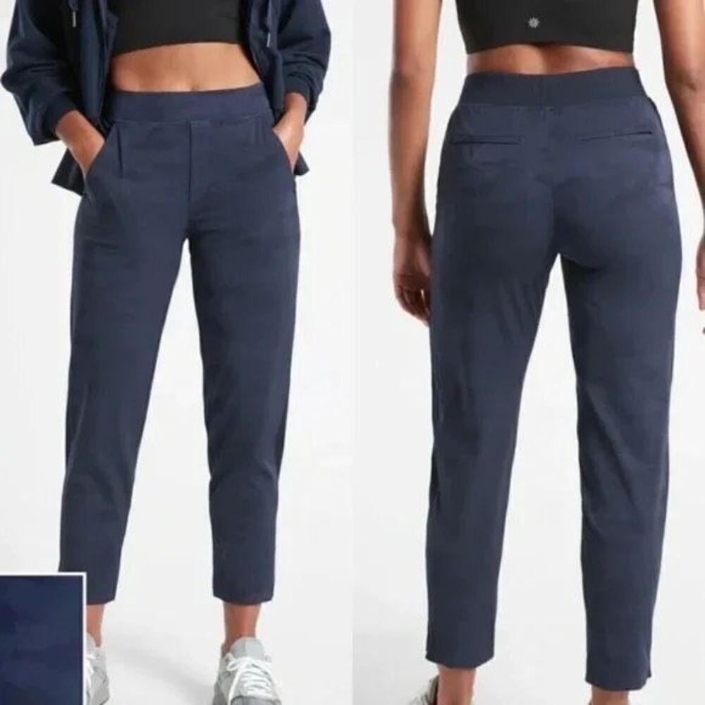 ✨ATHLETA BROOKLYN CAMO NAVY SZ 12T JOGGER✨ - Picture 4 of 11